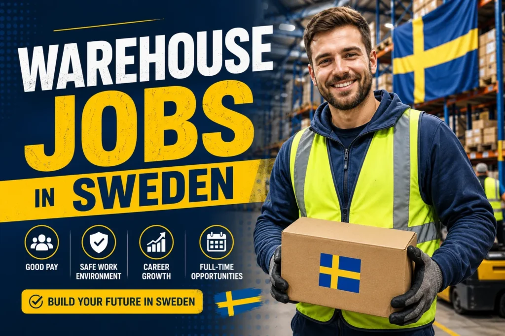 Warehouse Jobs in Sweden with Visa Sponsorship 2026