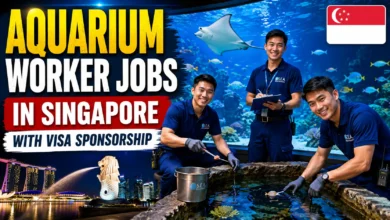 Aquarium Worker Jobs in Singapore with Visa Sponsorship 2026