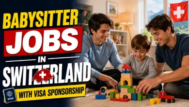 Babysitter Jobs in Switzerland with Visa Sponsorship 2026