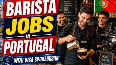 Barista Jobs in Portugal with Visa Sponsorship 2026
