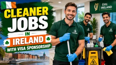 Cleaner Jobs in Ireland with Visa Sponsorship 2026