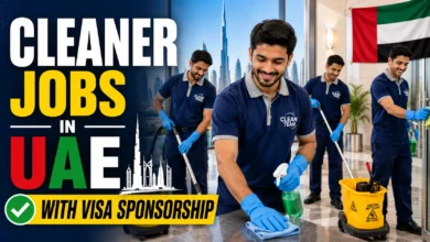 Cleaner Jobs in UAE with Visa Sponsorship 2026