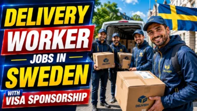 Delivery Worker Jobs in Sweden with Visa Sponsorship 2026