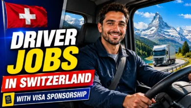 Driver Jobs in Switzerland with Visa Sponsorship 2026