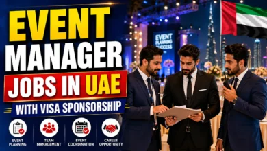Event Manager Jobs in UAE with Visa Sponsorship 2026