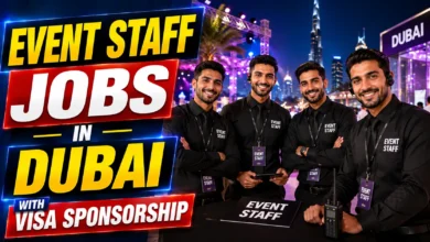 Event Staff Jobs in Dubai with Visa Sponsorship 2026