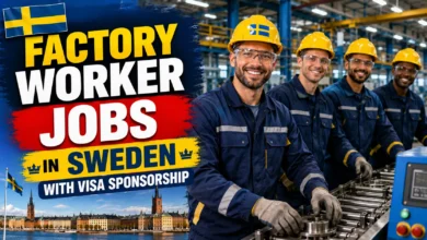 Factory Worker Jobs in Sweden with Visa Sponsorship 2026