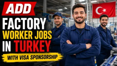 Factory Worker Jobs in Turkey with Visa Sponsorship 2026