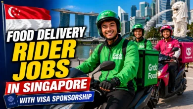 Food Delivery Rider Jobs in Singapore with Visa Sponsorship 2026