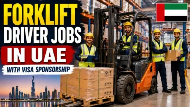 Forklift Driver Jobs in UAE with Visa Sponsorship 2026