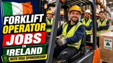 Forklift Operator Jobs in Ireland with Visa Sponsorship 2026