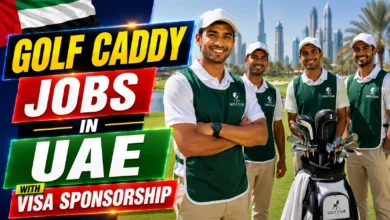 Golf Caddy Jobs in UAE with Visa Sponsorship 2026