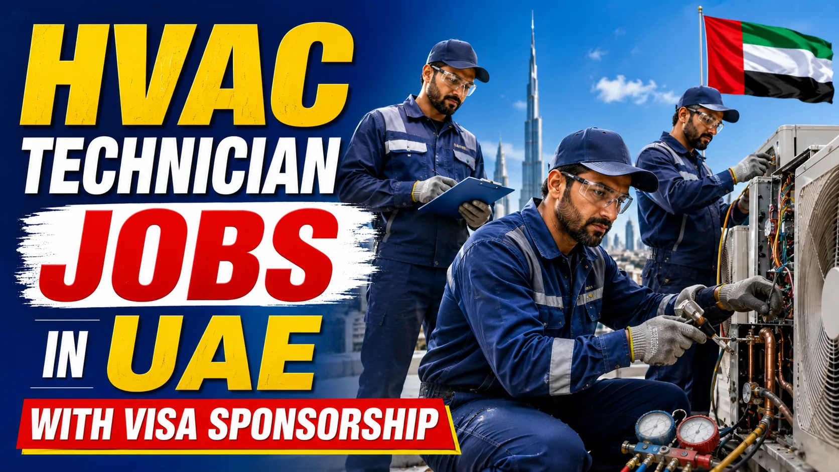 HVAC Technician Jobs in UAE with Visa Sponsorship 2026