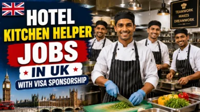 Hotel Kitchen Helper Jobs in UK with Visa Sponsorship 2026
