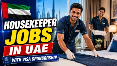 Housekeeper Jobs in UAE with Visa Sponsorship 2026