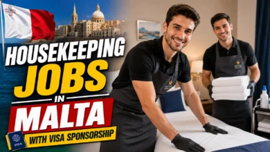 Housekeeping Jobs in Malta with Visa Sponsorship 2026