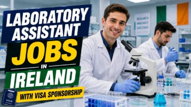 Laboratory Assistant Jobs in Ireland with Visa Sponsorship 2026