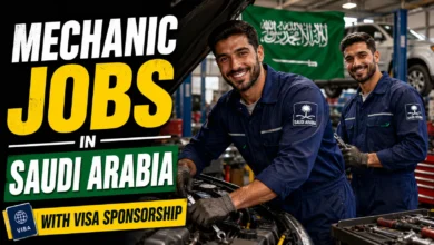 Mechanic Jobs in Saudi Arabia with Visa Sponsorship 2026