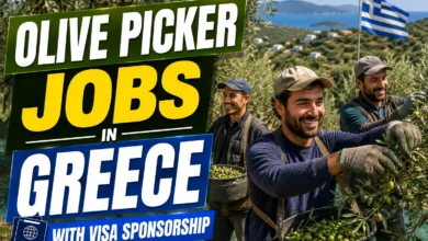 Olive Picker Jobs in Greece with Visa Sponsorship 2026