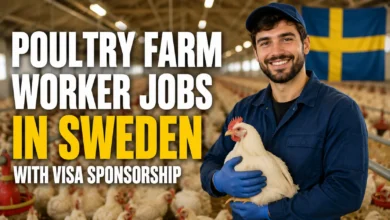 Poultry Farm Worker Jobs in Sweden with Visa Sponsorship 2026