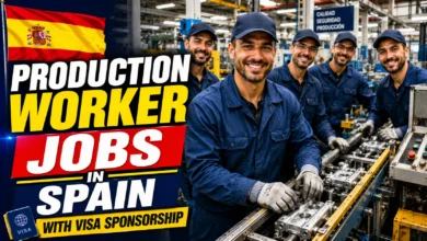 Production Worker Jobs in Spain with Visa Sponsorship 2026