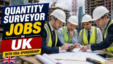 Quantity Surveyor Jobs in UK with Visa Sponsorship 2026