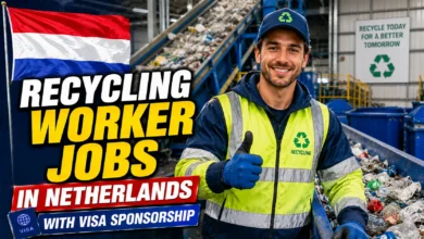 Recycling Worker Jobs in Netherlands with Visa Sponsorship 2026