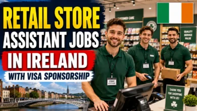 Retail Store Assistant Jobs in Ireland with Visa Sponsorship 2026