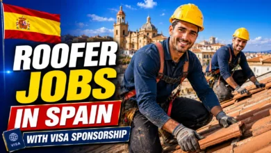 Roofer Jobs in Spain with Visa Sponsorship 2026