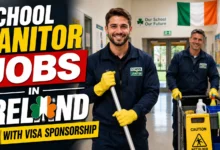 School Janitor Jobs in Ireland with Visa Sponsorship 2026