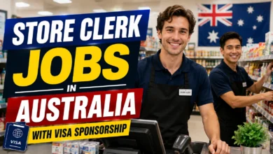 Store Clerk Jobs in Australia with Visa Sponsorship 2026