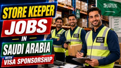 Store Keeper Jobs in Saudi Arabia with Visa Sponsorship 2026