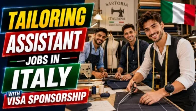 Tailoring Assistant Jobs in Italy with Visa Sponsorship 2026