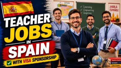 Teacher Jobs in Spain with Visa Sponsorship 2026