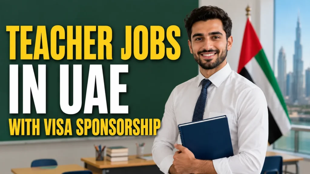 Teacher Jobs in UAE with Visa Sponsorship 2026