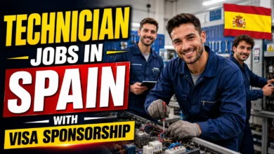 Technician Jobs in Spain with Visa Sponsorship 2026