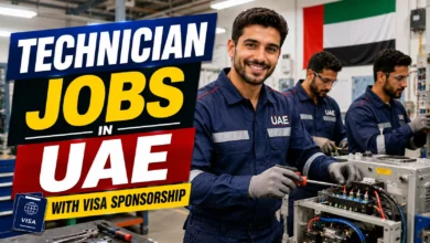 Technician Jobs in UAE with Visa Sponsorship 2026