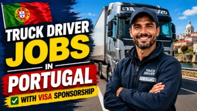 Truck Driver Jobs in Portugal with Visa Sponsorship 2026