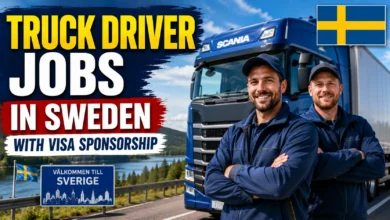 Truck Driver Jobs in Sweden with Visa Sponsorship 2026