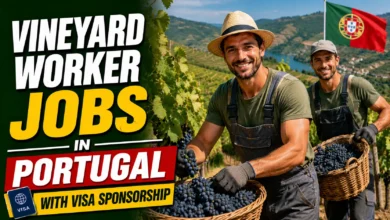 Vineyard Worker Jobs in Portugal with Visa Sponsorship 2026