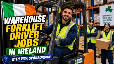 Warehouse Forklift Driver Jobs in Ireland with Visa Sponsorship 2026